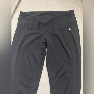 lululemon athletica Black High-Rise Leggings (Size Tag Missing, Fits L/XL)